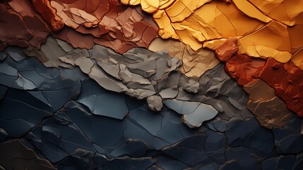 Wall Mural - A collage of different natural Earth textures mixed in beautiful abstract background