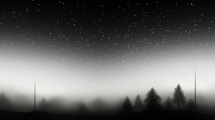 Wall Mural - Black Noise Stipple Dots Halftone Gradient Isolated PNG Dynamic Textured Grunge Background