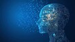 © sablengjago - A stylized human head with a circuit board pattern overlay, representing the intersection of technology and the human mind.