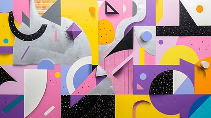 A Whimsical Dance of Geometry and Color