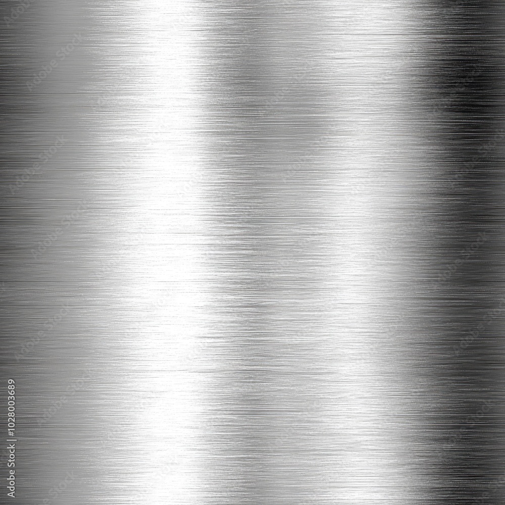 seamless brushed metal texture, smooth surface, light reflections ...
