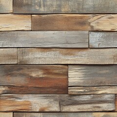 Wall Mural - Seamless texture of reclaimed wood