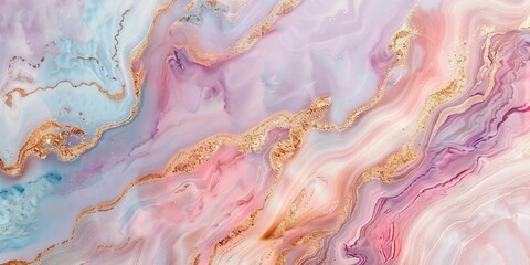 Wall Mural - Abstract background of pink marble texture. Liquid marble pattern