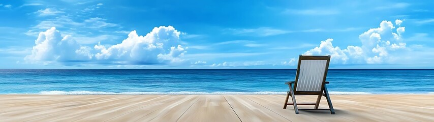Wall Mural - A Serene Coastal Scene Perfect for Relaxation
