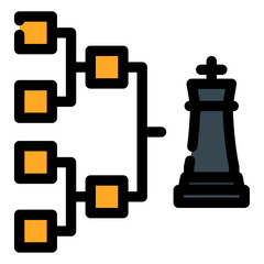 Poster - chess competition icon