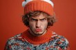 © Rafa - angry young man in christmas sweater
