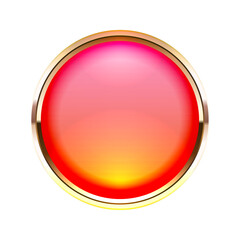 Wall Mural - glass button with a luxurious design