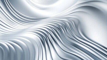 Abstract Silver Wave