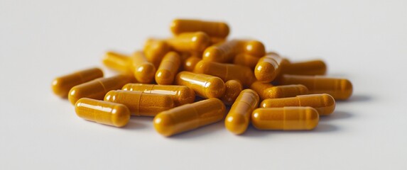 Cod oil capsules, a natural supplement for health and wellness