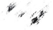 © Take ME - Rough Scratch Marks on white and transparent background. PNG