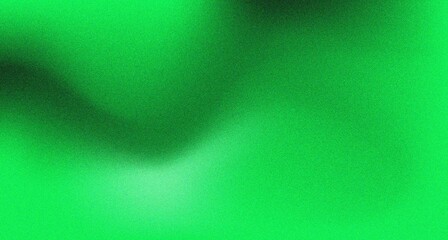 Wall Mural - green grainy abstract gradient background for design