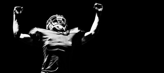 Wall Mural - American Football Player