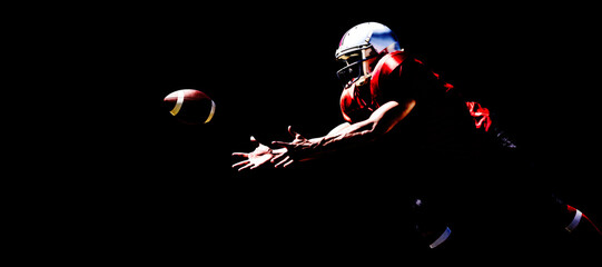 Wall Mural - American Football Player