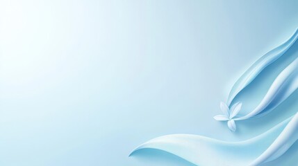 Wall Mural - soft, muted light blue background with gentle shading, offering a subtle and professional look for y
