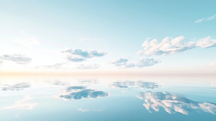 Wall Mural - Peaceful Sky and Water Reflection