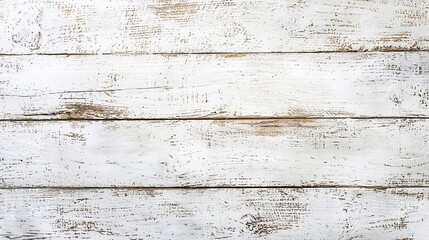 Poster - White wooden background with high resolution Copy space Top view : Generative AI
