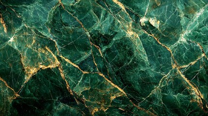 Poster - Dark green stone background with high resolution Top view Copy space : Generative AI