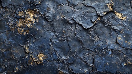 Leinwandbilder - Blue stone concrete background with high resolution Top view Copy space : Generative AI