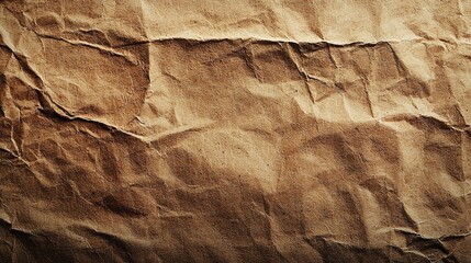 Aufkleber - Brown paper texture background Top view Copy space : Generative AI