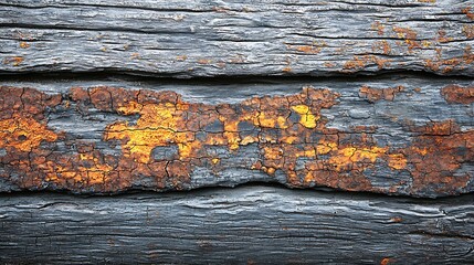 Leinwandbilder - Wooden texture surface background Top view Copy space : Generative AI