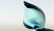 © Westend61 - 3D rendering of glass design over white background