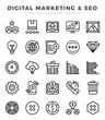 © Icon - Digital Marketing & SEO Icon Bundle 25 Icons for Websites and Apps