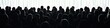 © Vlad - Audience Silhouette: A Diverse Group of Men and Women in Panoramic View