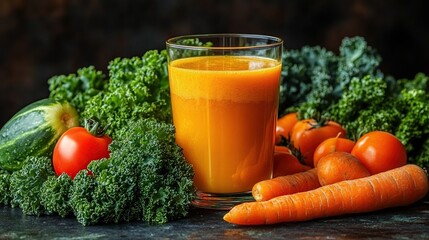 Carrot and Kale Juice