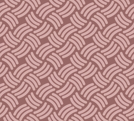 Sticker - Japanese Curl Weave Vector Seamless Pattern