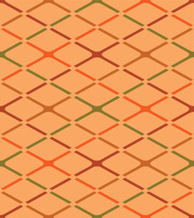 Sticker - Japanese Diamond Net Vector Seamless Pattern