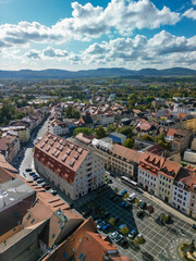 Wall Mural - Panorama of the city of Zittau in eastern Germany