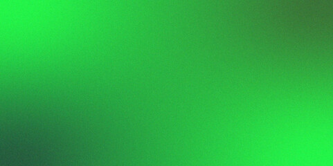Poster - Abstract luxury gradient with glowing green grainy texture, enriched by rough grain, noise, and bright spots. Dark green and blue ombre effect creates a luminous, textured with subtle noise