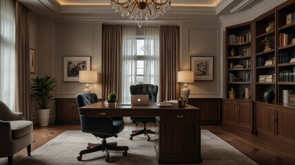 luxury home office interior design