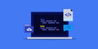 © Sammby - Software program development, generating coding script and algorithm, website creation with cloud technology vector illustration concept.