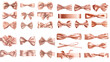 © Alex Bayev - Rose Gold Bow Collection: Elegant Satin Bows for Gift Wrapping
