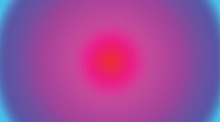 Wall Mural - noise textured background with vivid colorful radial pattern and gradient effect in pink and purple 