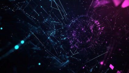 Wall Mural - abstract digital sphere