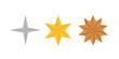 © Studio Mei Design - star vector objects expressing depth with shadows_2