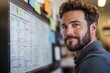 © FrameFrenzy - Employee Working On Calendar Schedule, Generative AI