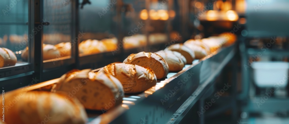 batches-of-freshly-baked-bread-rolling-along-a-conveyor-highlighting