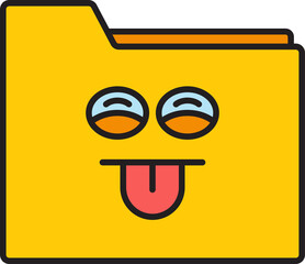 Poster - Cheeky Folder Emoji