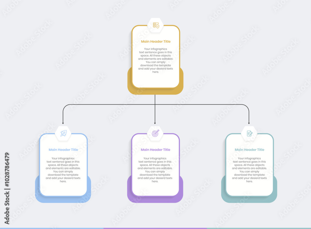 Business management level distribution structure Infographics Design ...