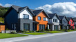 © Siasart Studio - Modern residential houses lined along a suburban street.