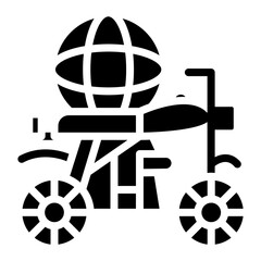 Sticker - Bike Country Tours icon vector image. Can be used for Personal Transportation.