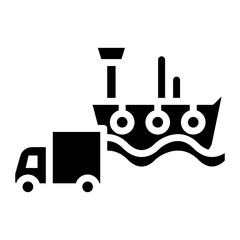 Poster - Shipping Options icon vector image. Can be used for Order Fulfilment.