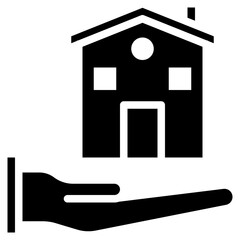 Sticker - Real Estate icon vector image. Can be used for Professional Services.