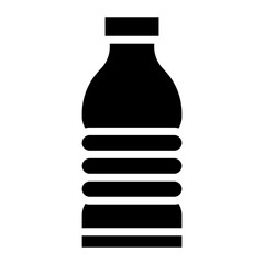 Canvas Print - Water Bottle icon vector image. Can be used for Fitness.