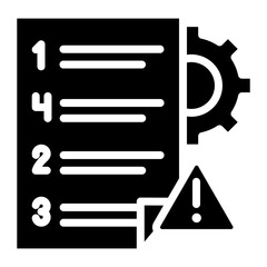 Poster - Risk Based Testing icon vector image. Can be used for Software Testing.