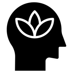 Wall Mural - Mindfulness icon vector image. Can be used for ADHD.