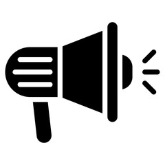 Poster - Megaphone icon vector image. Can be used for Press Freedom Day.